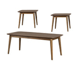 Radley end table natural walnut showing tapered legs and top surface