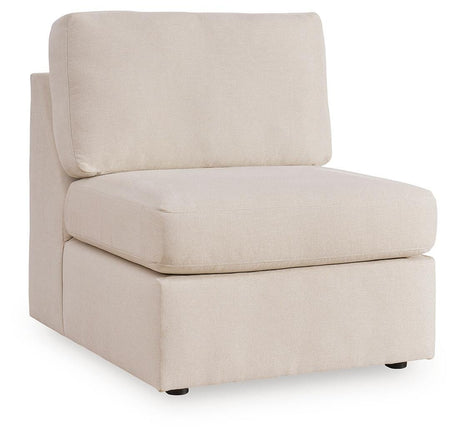 Modmax Oyster 8-Piece Sectional with Ottoman — angled view