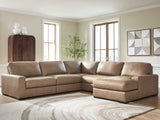 Alternate main view of Veronella Sahara Leather 5-Piece Sectional Sofa