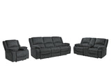 Draycoll Slate loveseat USB port close-up