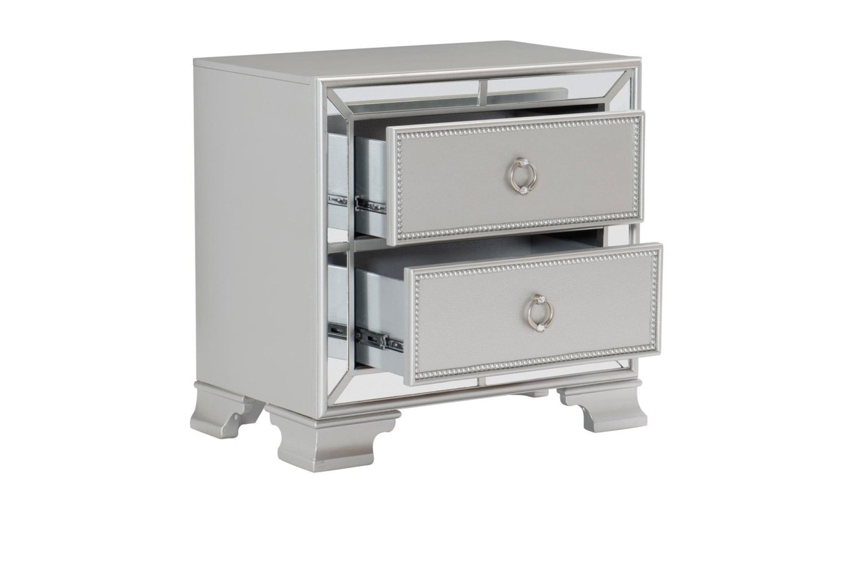 Avondale Gray Upholstered Tufted Panel Bedroom Set