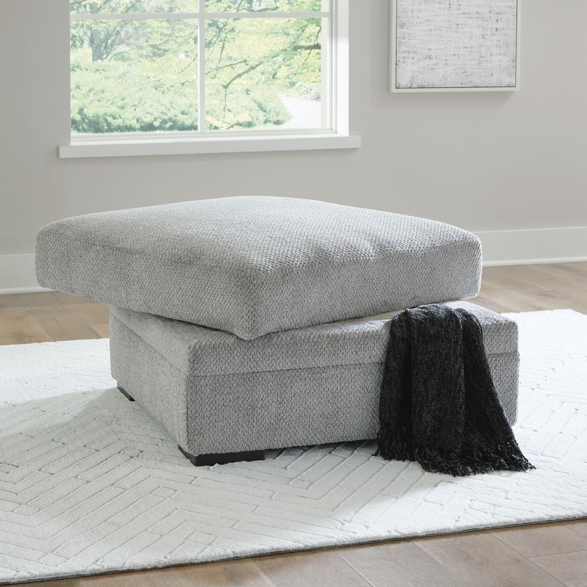 Casselbury Cement 2-Piece Sectional with Ottoman — product image 10