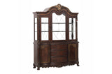 Deryn Park Cherry Traditional Solid Wood Plush Upholstered Seat Rectangular Dining Room Set - Ella Furniture