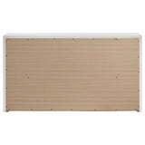 Viana 6-Drawer Bedroom Dresser White High Gloss — product image 7