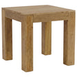Butte Square Mango Wood End Table Natural — product view
