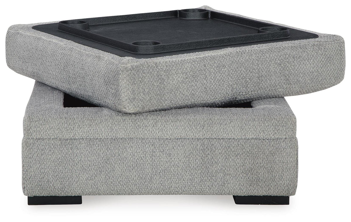 Casselbury Cement 2-Piece Sectional with Ottoman — product image 8