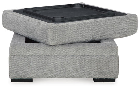 Casselbury Cement 2-Piece Sectional with Ottoman — product image 8
