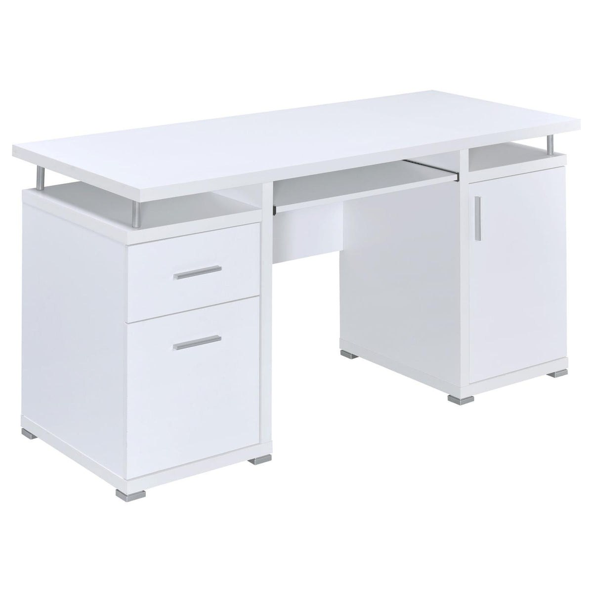 Tracy Office Desk side angle showing drawer