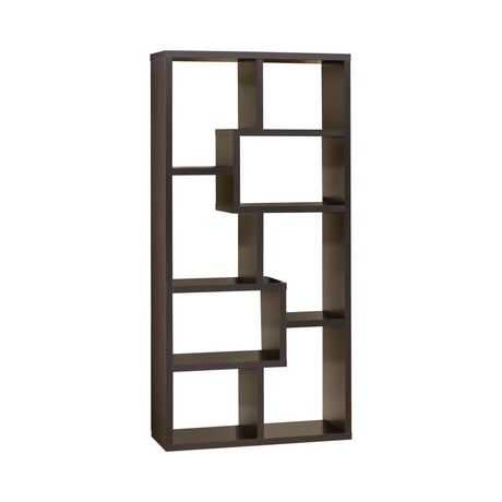 Close-up of shelf detail on Theo Bookcase
