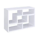 Velma shelving unit arranged as bookcase