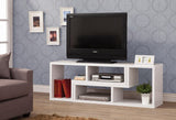 Velma convertible console with modern white finish