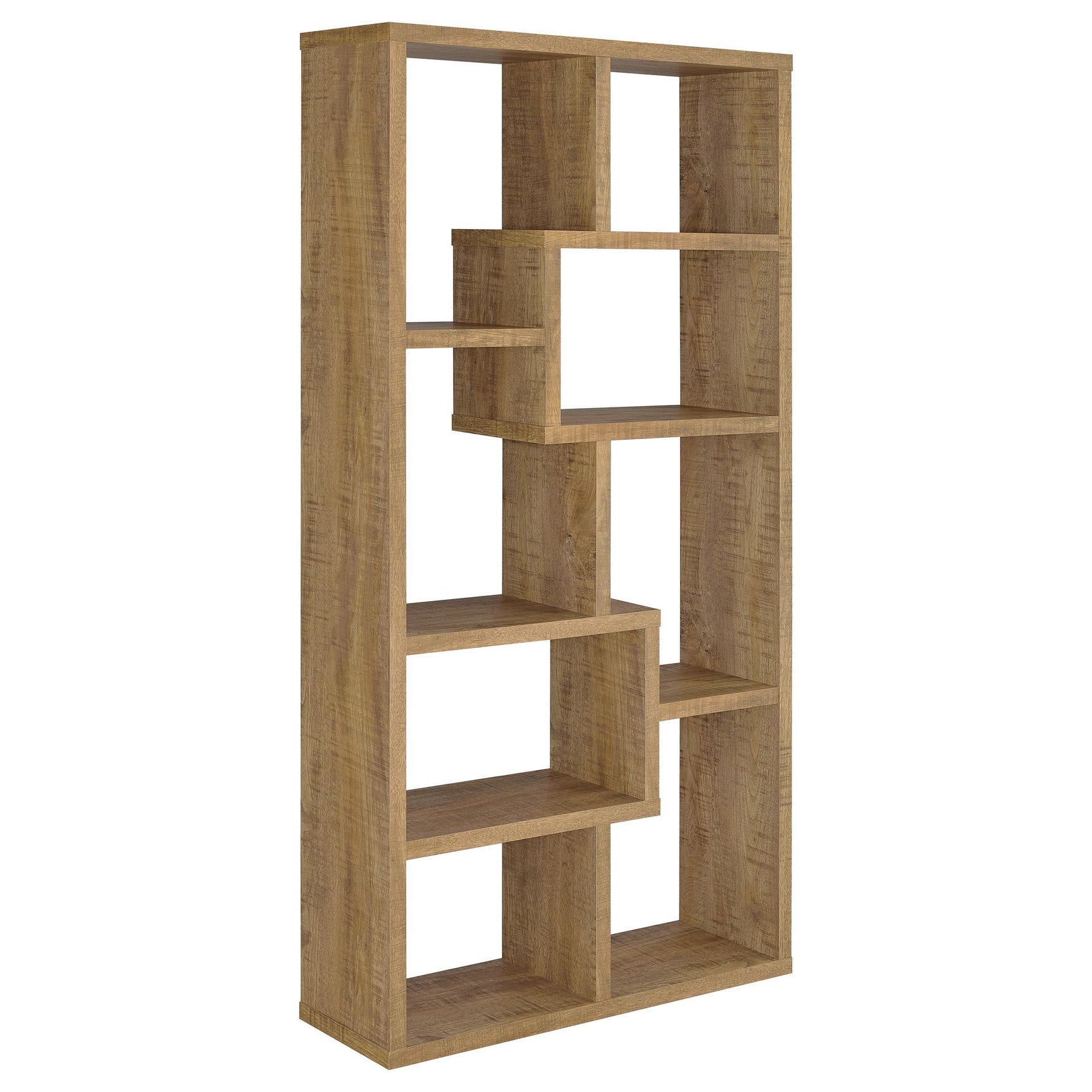 Tipover restraint hardware detail on Theo bookshelf