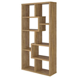 Plastic glides under bookshelf legs to protect flooring