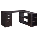 Yvette L-Shape Office Desk spacious workspace view