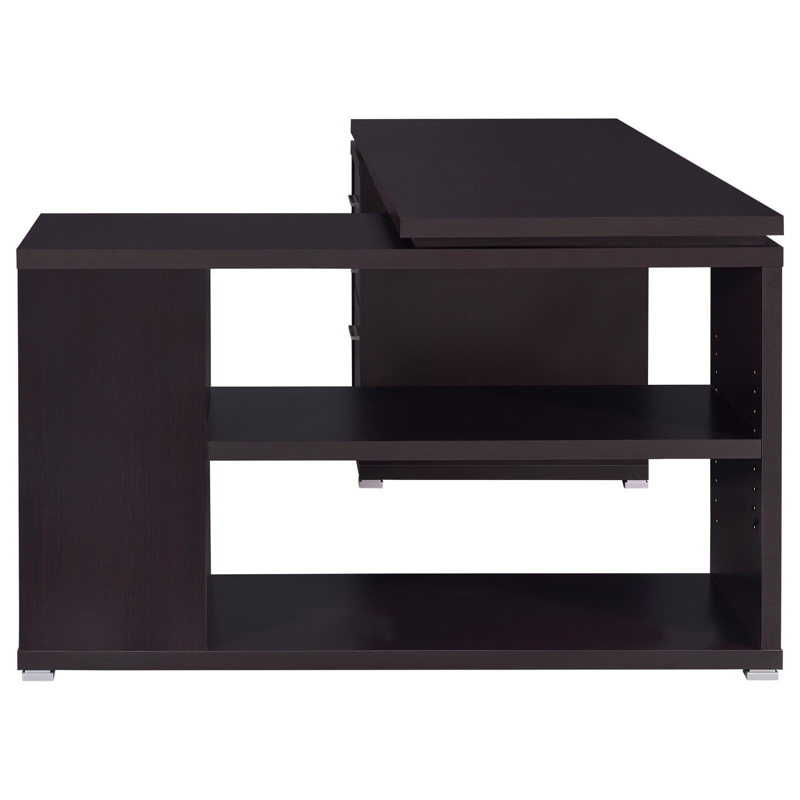 Yvette L-Shape Office Desk side view