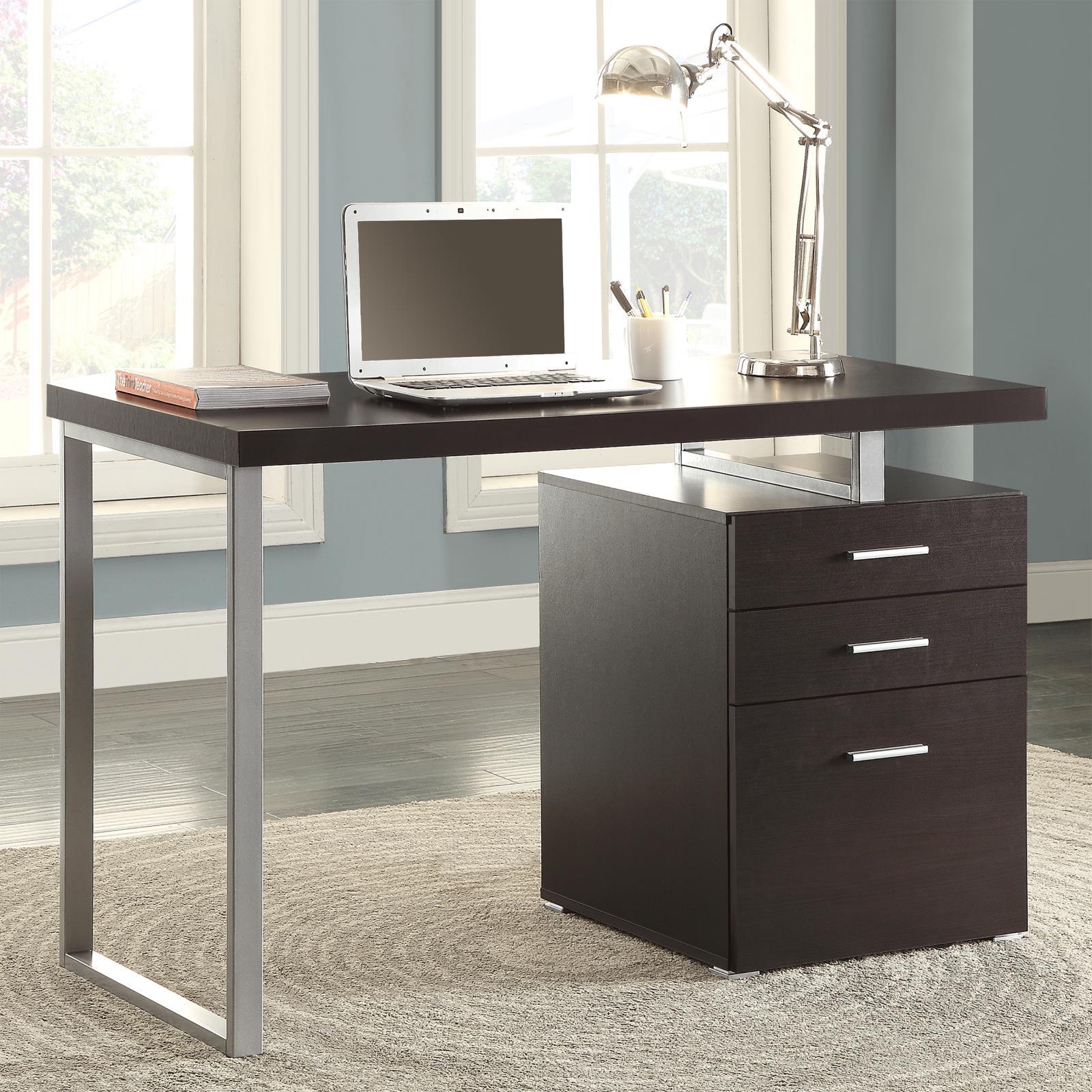 Brennan Cappucino Desk Office Desk - Ella Furniture