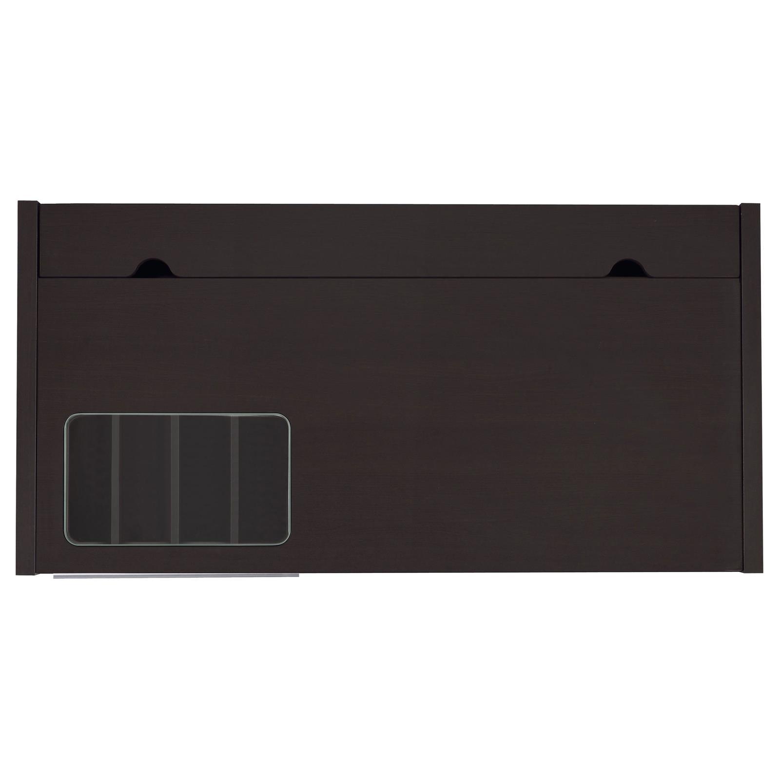 Detail of pull handle on drawer