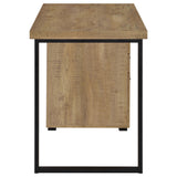 Brennan desk leg side open for seating comfort