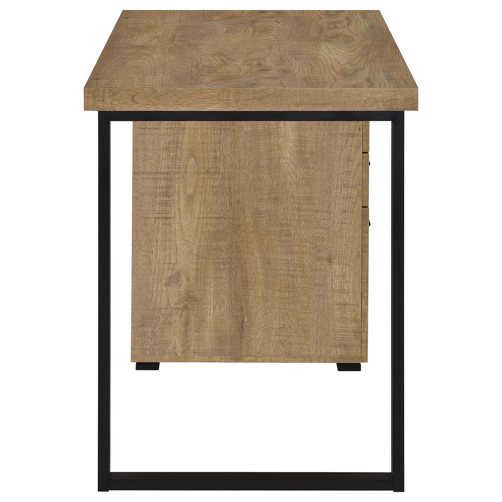 Brennan desk leg side open for seating comfort