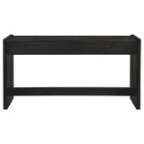 Drawer pulled out showing storage space