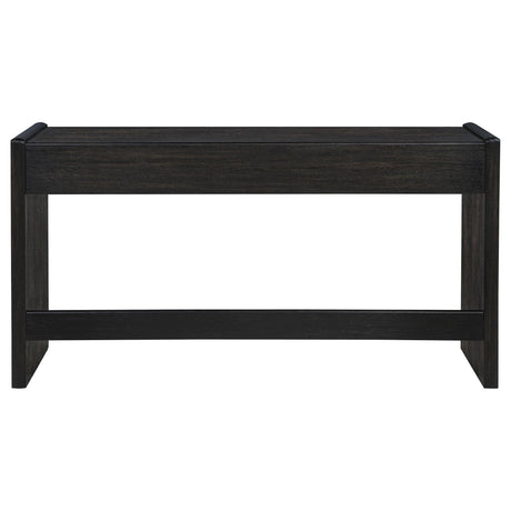Drawer pulled out showing storage space