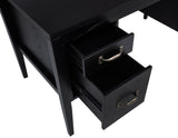 Graham desk lift-top mechanism in black finish