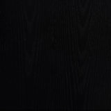 Graham black oak veneer lift-top desk close up