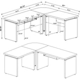 Bookshelf shelving compartments
