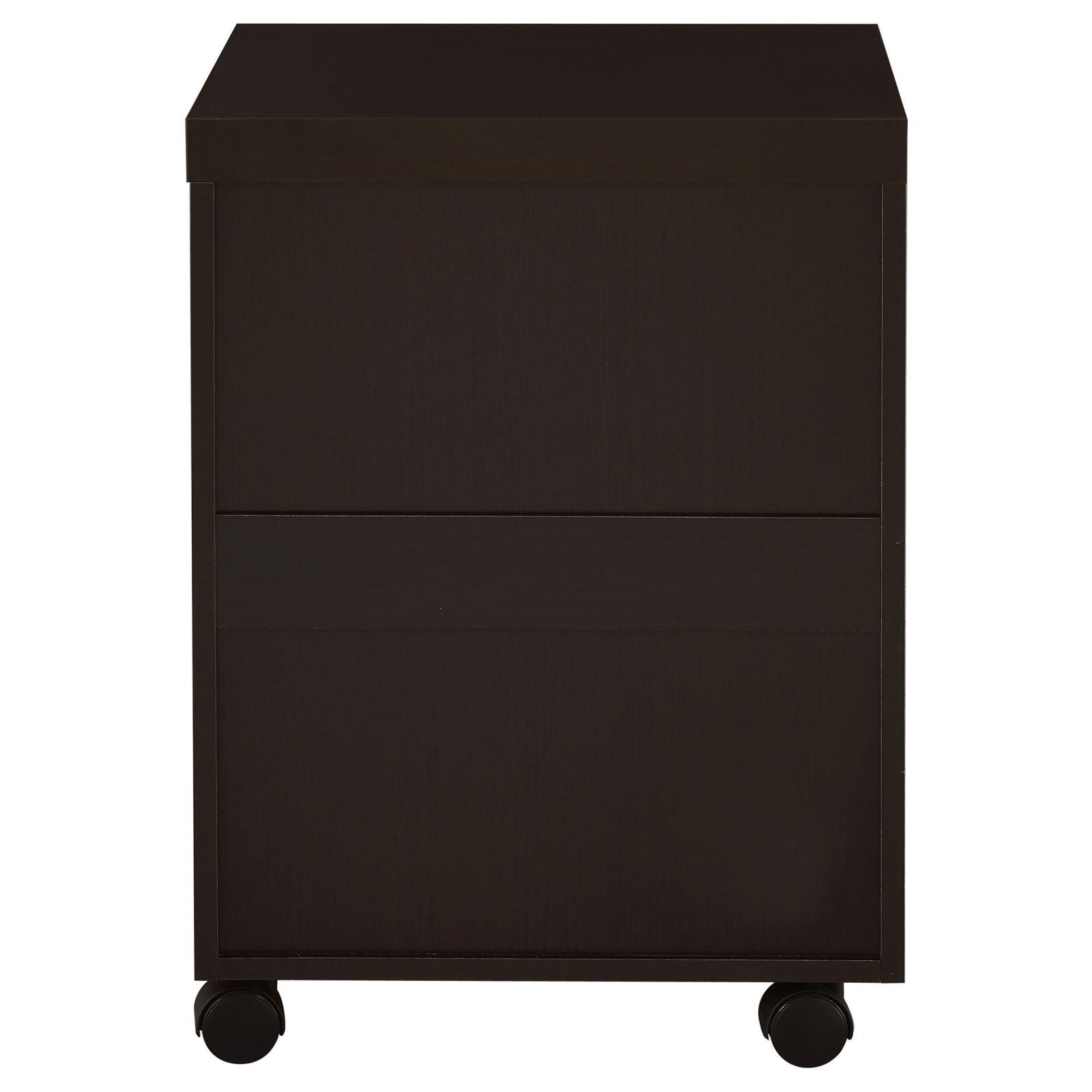 Skylar Mobile File Cabinet locking caster close-up