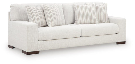 Side view of Hartside sofa highlighting non-skid legs