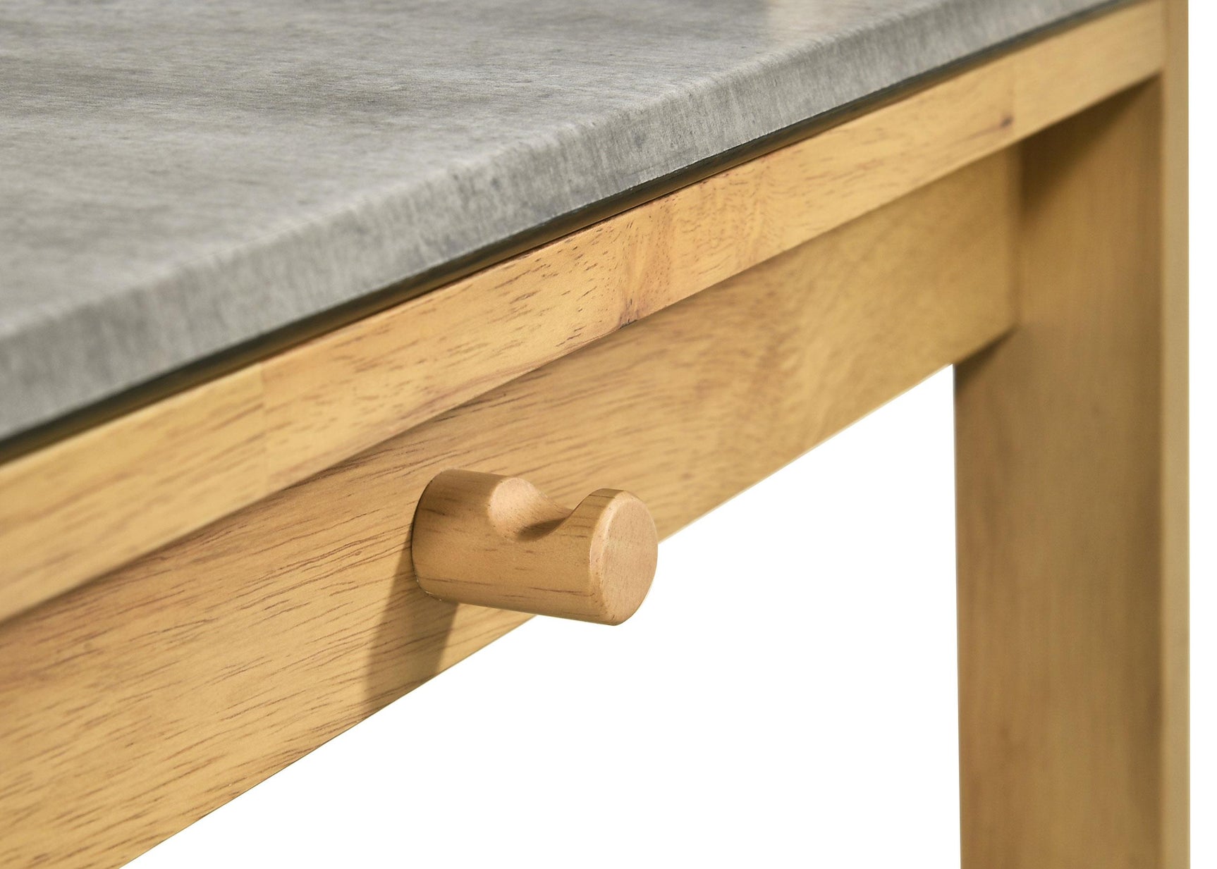 Drawer glide mechanism close-up
