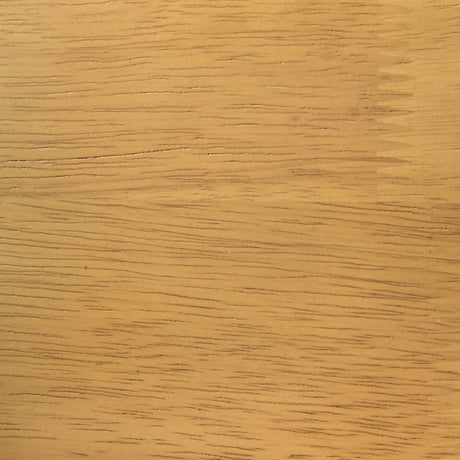 Desk corner showing finish details