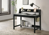 Besler Writing Desk side view showing drawers