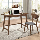 Karri Walnut 2-Piece Writing Desk Set angled view