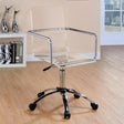 Amaturo Clear Acrylic Office Chair - Ella Furniture