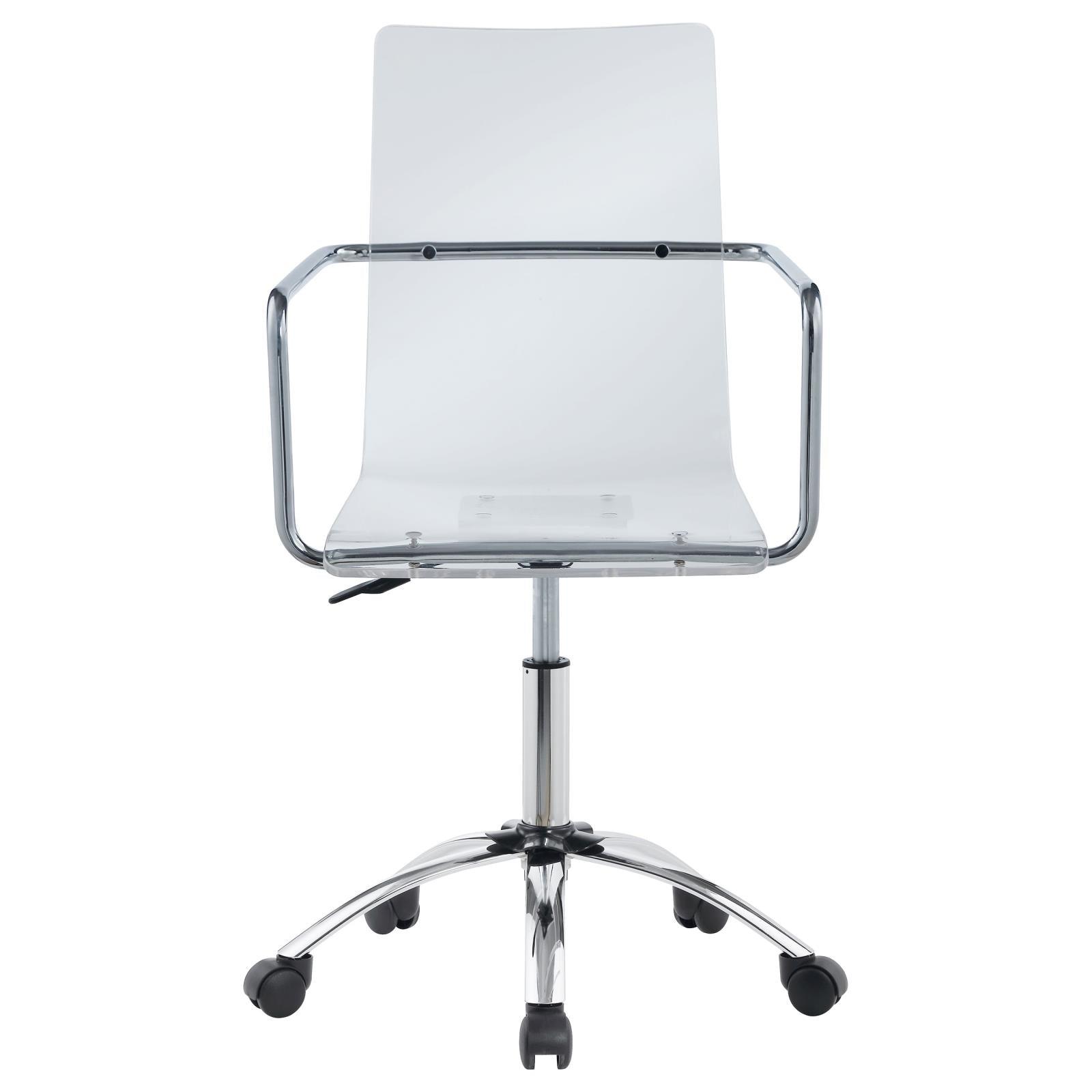Amaturo Clear Acrylic Office Chair - Ella Furniture