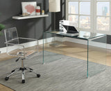 Amaturo Clear Acrylic Office Chair - Ella Furniture