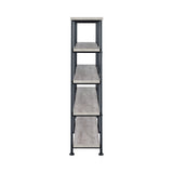 Metal frame detail on Analiese 4-Shelf Bookcase