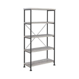 Wide angle of Analiese open bookcase in room