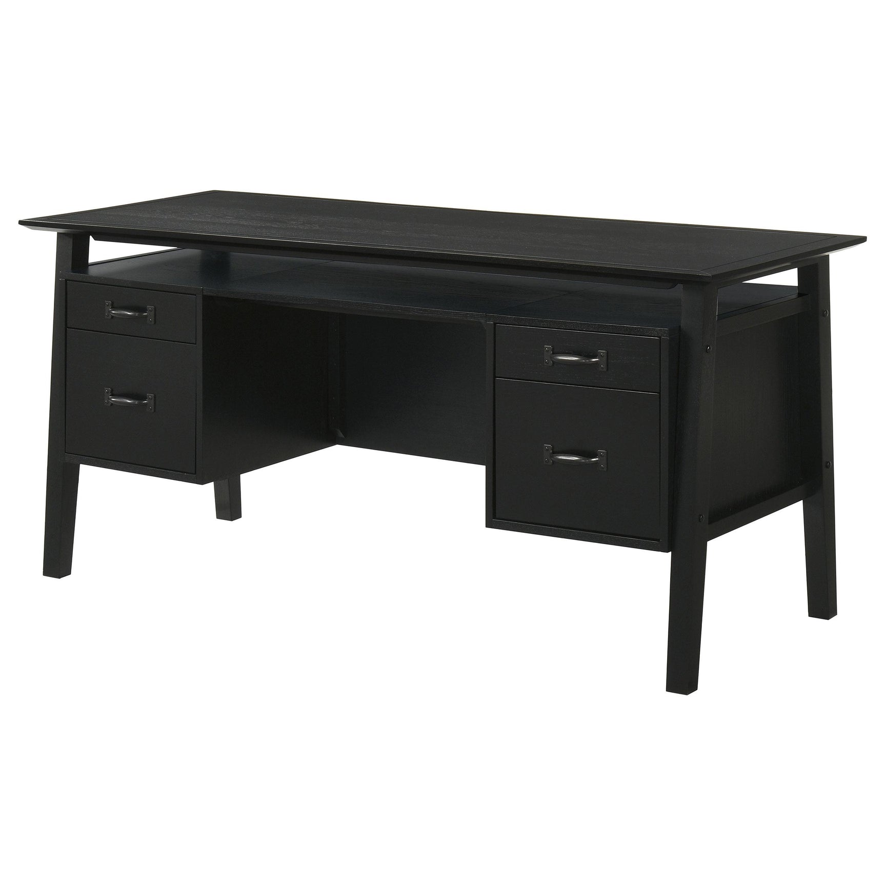 Top view of Goodson 64-inch computer desk surface