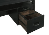 Assembly detail showing desk construction