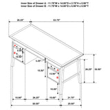 Goodson desk fully assembled in home office setup