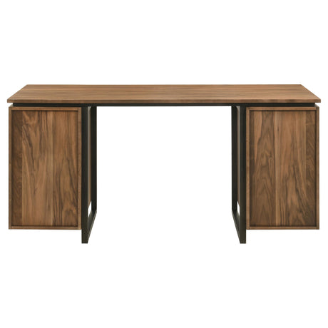 Berhalter Desk workspace with office items