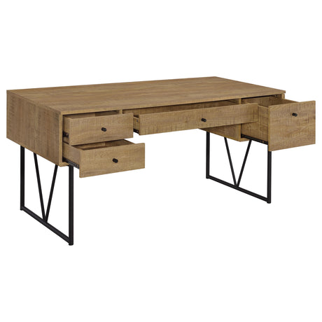 Top view showing spacious 63-inch work surface