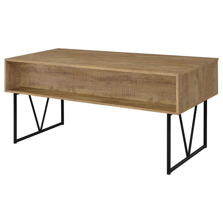 Front view of Analiese writing desk with drawers closed