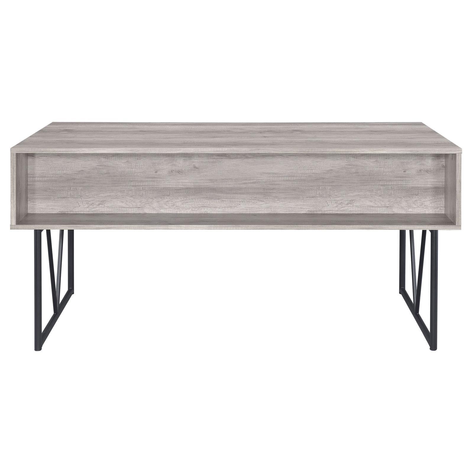 Workspace setup on Analiese driftwood desk