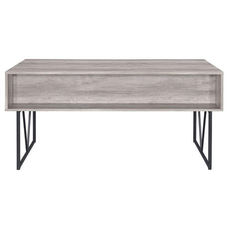 Workspace setup on Analiese driftwood desk