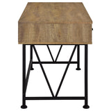 Analiese desk corner showing table top edge profile
