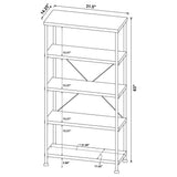 Bookshelf assembly components and instructions