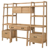Center bridge with storage cubbies in Fabian set